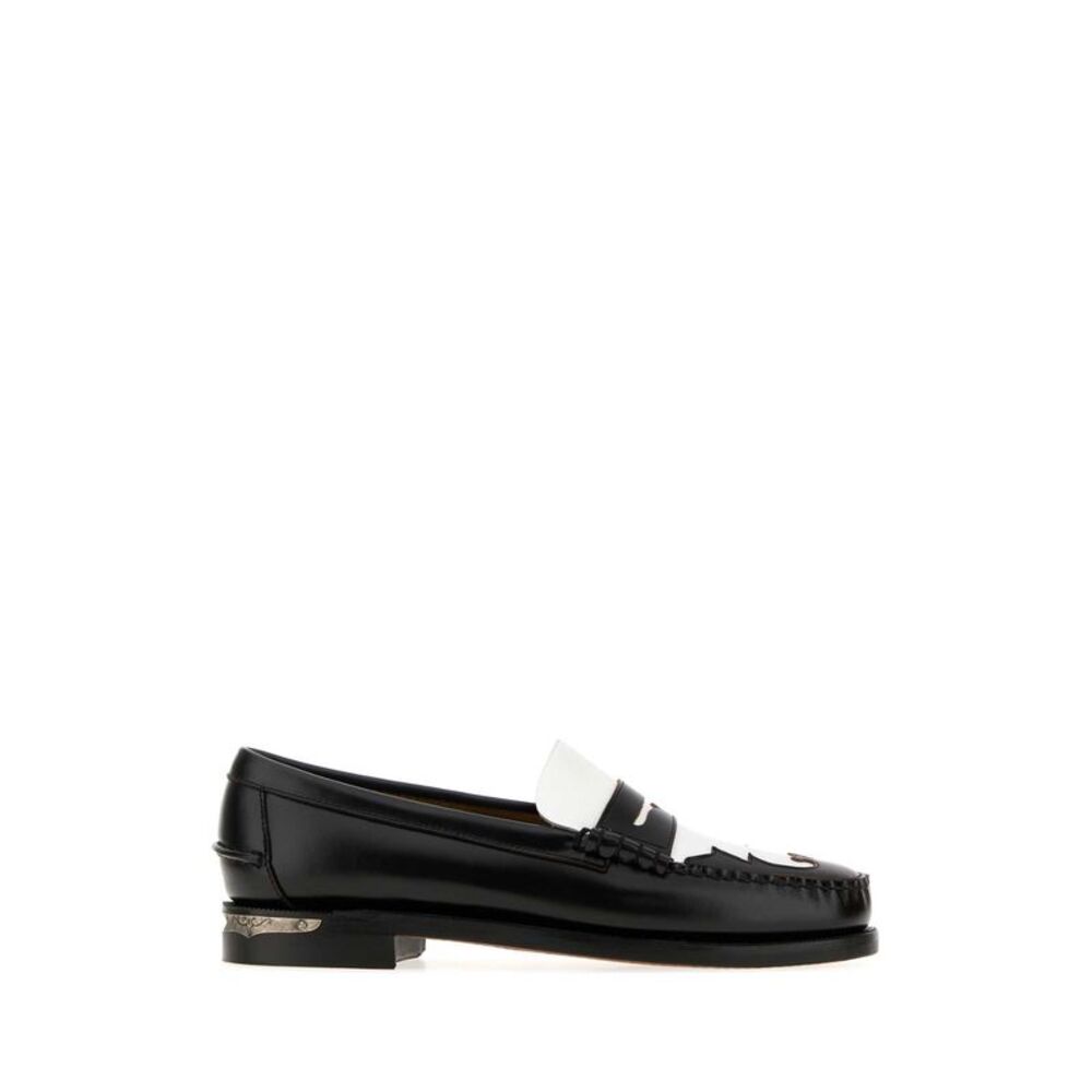 Sebago Men Black Leather Dan Scarabeo Loafers